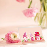 Pink Ribbon Gnome & Flower Die Cuts Breast Cancer Embossing