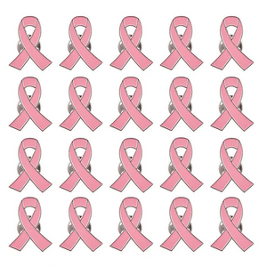 Pink Ribbon Pin 20 Pcs Ribbon Brooches Breast Cancer Awareness Lapel