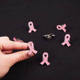 Pink Ribbon Pin 20 Pcs Ribbon Brooches Breast Cancer Awareness Lapel