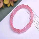 Pink Rose Quartz Bracelet, Healing Gift, Ladies Jewelry