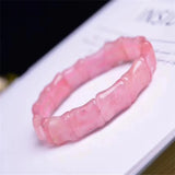Pink Rose Quartz Bracelet, Healing Gift, Ladies Jewelry