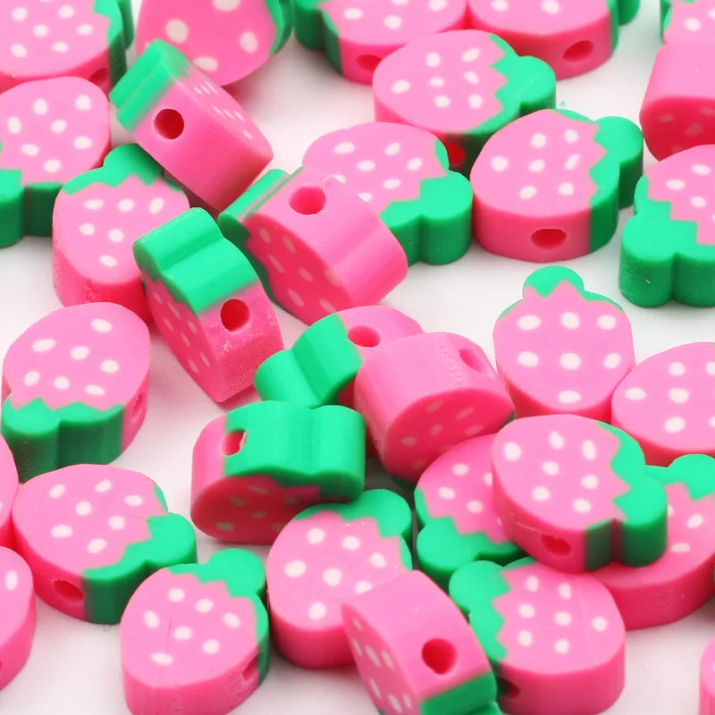 Smiley Polymer Clay Animals Beads DIY Bracelet Jewelry Making