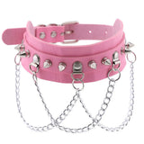 Pink Sexy Rock Gothic Collar Necklaces Jewelry Harajuku Punk Choker