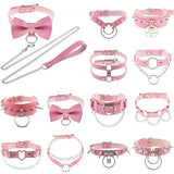 Pink Sexy Rock Gothic Collar Necklaces Jewelry Harajuku Punk Choker