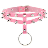 Pink Sexy Rock Gothic Collar Necklaces Jewelry Harajuku Punk Choker