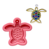 Pink Tortoise Keychain Silicone Mold for DIY Craft