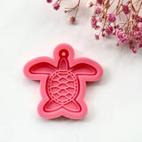 Pink Tortoise Keychain Silicone Mold for DIY Craft