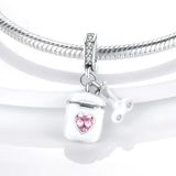 Pink Stone Collection Cubic Zirconia Charm for Jewelry Making
