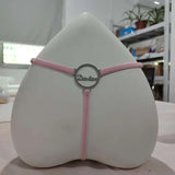 Pink Thong Name Pendant Body Chain For Women