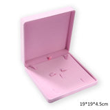 Pink Velvet Box for Jewelry Set