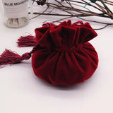 Velvet Wedding Candy Bags Drawstring Pouch Gift Bags