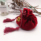 Velvet Wedding Candy Bags Drawstring Pouch Gift Bags