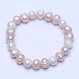 Pink&White Pearl Beaded Bracelet