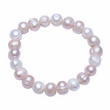 Pink&White Pearl Beaded Bracelet