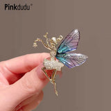 Angel Zircon Brooch for Women Jewelry PD833
