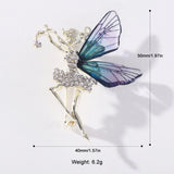 Angel Zircon Brooch for Women Jewelry PD833