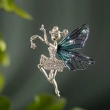 Angel Zircon Brooch for Women Jewelry PD833