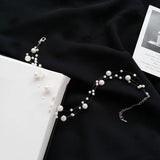 Pearl Multilayer Choker Necklace Personalized Transparent Line Clavicle Chain