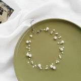 Pearl Multilayer Choker Necklace Personalized Transparent Line Clavicle Chain