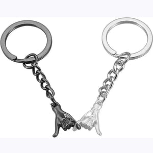 Pinky Promise Gift Couple Keychains for Him and Her