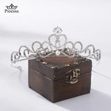 Crystal Rhinestone Crown Tiaras Headband for Weddings