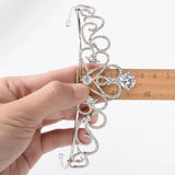Crystal Rhinestone Crown Tiaras Headband for Weddings