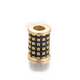 CZ Zircon Tube Charm Beads for Bracelet DIY Spacer Beads
