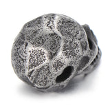 4pcs Scary Skull Head Beads for Bracelet Stainless Steel Charms DIY Jewelry