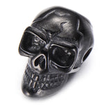 4pcs Stainless Steel Skull Beads DIY Punk Skeleton Vintage Men Bracelet Jewelry