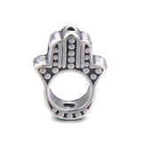 4pcs Hamsa Hand Charms Beads for Bracelet Making