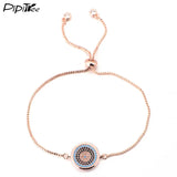 Evil Eye Charm Bracelet for Women Men Adjustable Chain Bracelets