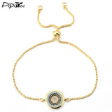 Evil Eye Charm Bracelet for Women Men Adjustable Chain Bracelets