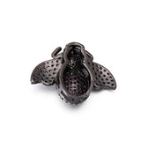 Delicate CZ Insect Moth Charms Beads for Jewelry Making DIY Bracelet 15x25mm
