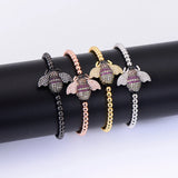Delicate CZ Insect Moth Charms Beads for Jewelry Making DIY Bracelet 15x25mm