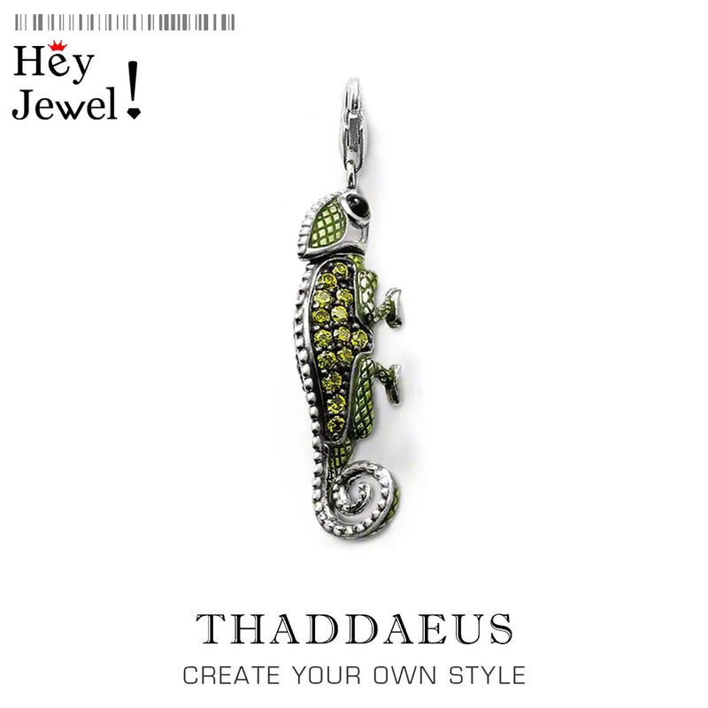 Pirate Green Lizard Chameleon 2019 Jewelry Europe Bijoux Gift