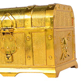 Pirate Treasure Chest Decorative Keepsake Jewelry Box Plastic Toy