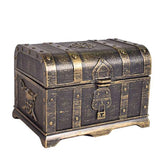 Pirate Treasure Chest Keepsake Jewelry Box Plastic Toy Treasure Boxes