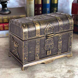 Pirate Treasure Chest Keepsake Jewelry Box Plastic Toy Treasure Boxes