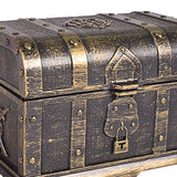 Pirate Treasure Chest Decorative Keepsake Jewelry Box Plastic Toy