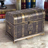 Pirate Treasure Chest Decorative Box Keepsake Jewelry Box Size B
