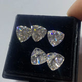 3.0ct D VVS1 Trillion Cut Moissanite Loose Diamond Stone