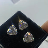 3.0ct D VVS1 Trillion Cut Moissanite Loose Diamond Stone