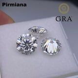 D VVS1 Moissanite 0.1-6CT Round Loose Gemstone