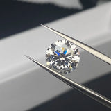 D VVS1 Moissanite 0.1-6CT Round Loose Gemstone
