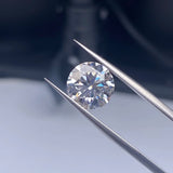 D VVS1 Moissanite 0.1-6CT Round Loose Gemstone