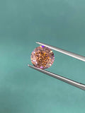 Hot Crushed Ice Cutting Round Paparacha CZ Gemstone for DIY Jewelry Making