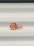 Hot Crushed Ice Cutting Round Paparacha CZ Gemstone for DIY Jewelry Making