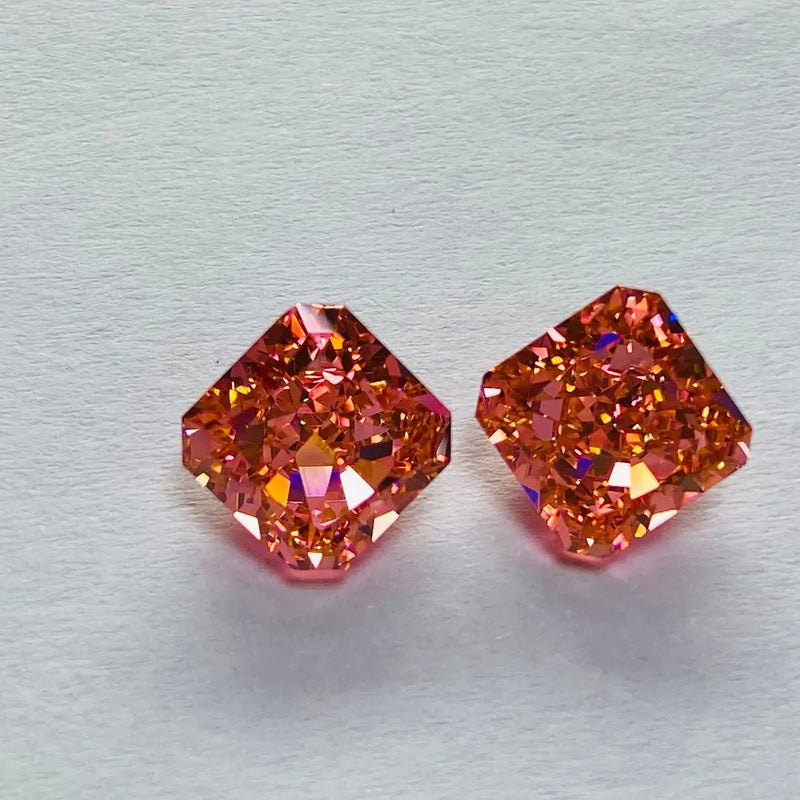Paparacha CZ Gemstone for DIY Jewelry Making