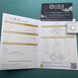 Dark Champagne Round VVS1 Moissanite Stone for Jewery