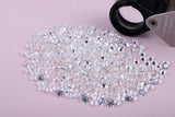 D VVS1 Moissanite Diamond 0.8-3.0mm Loose Gemstones for Jewelry